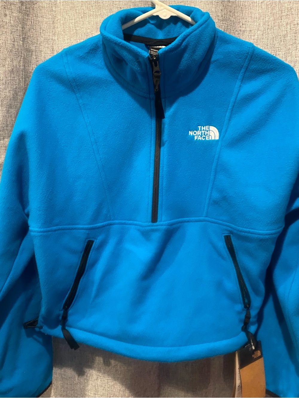 The North Face Women’s Turquoise Blue Half-Zip Fleece Pullover